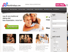 Tablet Screenshot of meetgirlsguys.com